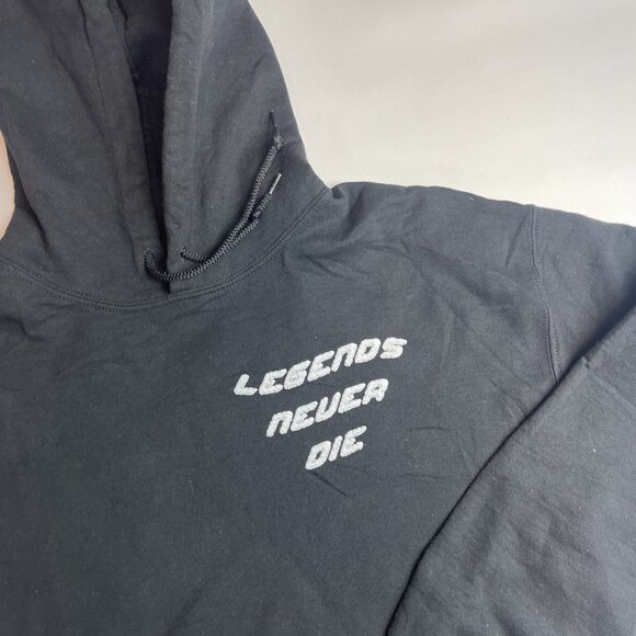 JUICE WRLD x FAZE CLAN Hoodie Colab Legends Never Die” - Sz M - Read - Picture 3 of 14